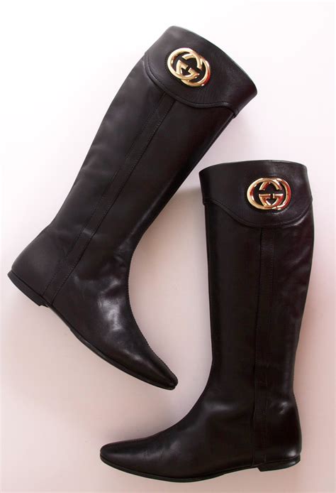 botas largas gucci mujer|gucci boots women.